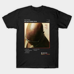 Isaac Hayes - Hot Buttered Soul Tracklist Album T-Shirt